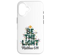 Be The Light Christian Christmas Christmas Matthew 5:14 Coque pour iPhone 16