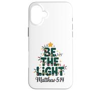Be The Light Christian Christmas Christmas Matthew 5:14 Coque pour iPhone 16 Plus