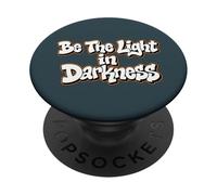 Be The Light in Darkness Graffiti Street Art Motivation PopSockets PopGrip Adhésif