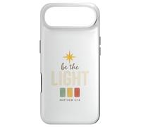 Be The Light, Matthew 5:14 Retro Star Christian Coque pour iPhone Air