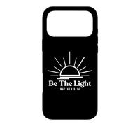 Be The Light Matthew 5 14 Verse de la Bible Motivation Chrétienne Coque pour iPhone 17 Pro Max
