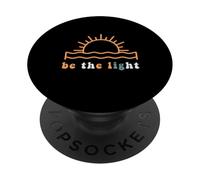 Be The Light Shirt Inspirational Religious Graphic Tees PopSockets PopGrip Adhésif