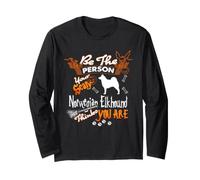 Be The Person Your Scary Norwegian Elkhound Dog Halloween Manche Longue