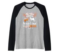 Be The Person Your Scary Norwegian Elkhound Dog Halloween Manche Raglan