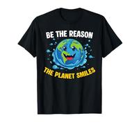 Be The Reason Planet Smiles Earth Day Étudiants Enseignants T-Shirt