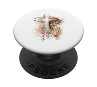 Be The Reason Someone Believes Jesus Cross Prière Faith PopSockets PopGrip Adhésif