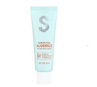 BE THE SKIN Sebum Zero Aloerice Crème Solaire Vegan SPF 50+ PA++++ 1.69 fl oz / 50ml | Crème solaire avec hydratation et soin des rides | Végétalien et sans cruauté