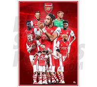 Be The Star Posters Arsenal FC Montage Poster A2 Produit sous licence officielle Rouge 41,9 x 59,2 cm