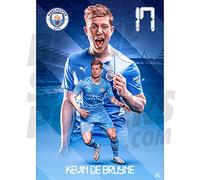 Be The Star Posters Man City FC Kevin De Bruyne Action 21/22 Poster A3 Produit sous licence officielle
