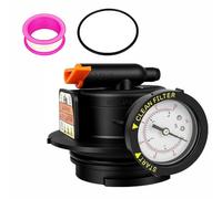 BE-TOOL Assemblage manuel de décharge d'air, compatible avec Hayward DE2420 | DEX2420MAR2, contrôle précis, facile à utiliser, comprend une vanne d'aération, un manomètre, un ruban PTFE