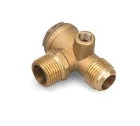 BE-TOOL Clapet anti-retour pour compresseur d'air 3 voies pour compresseur d'air direct (femelle, 3/8" x 14 mm x 0,3 cm)