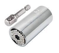 BE-TOOL Clé à douille universelle avec adaptateur pour perceuse électrique - Combinaison auto-ajustable pour l'industrie automobile (5-14 mm)