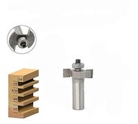 BE-TOOL Fraise pour défonceuse, 1 pièce - Fraise à rainure en T 1,3 cm - Outil de fraisage pour menuiserie pour la rénovation domiciliaire et le bricolage