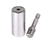 BE-TOOL - Jeu de douilles universelles pour perceuse électrique - Combinaison auto-ajustable pour l'industrie automobile, argent