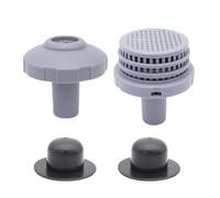 BE-TOOL Kit de connecteur de jet d'eau de piscine, filtre d'entrée de piscine en PVC, connecteur de rechange compatible avec Intex 12634 25022E (C)