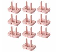 BE-TOOL Lot de 10 cache-prises à 2 broches pour éviter les chocs