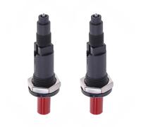 BE-TOOL Lot de 2 allumeurs piézoélectriques à étincelle, bouton poussoir d'allumage, bouton de sortie de chauffage à gaz, kit de flamme en céramique pour barbecue, cuisinière à gaz, barbecue extérieur