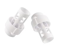BE-TOOL Lot de 2 connecteurs de vidange de piscine, adaptateur de tuyau d'arrosage en PVC de rechange compatible avec piscine ronde Intex 10184