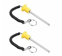 BE-TOOL Lot de 2 épingles magnétiques universelles en métal pour entraînement de fitness - 8 x 125 mm