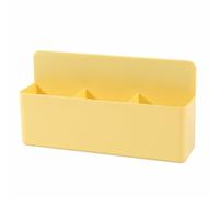 BE-TOOL Lot de 2 porte-marqueurs magnétiques pour réfrigérateur - Accessoires pour bureau, école (jaune, L)