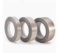 BE-TOOL Lot de 2 rouleaux de ruban adhésif conducteur isolant électromagnétique 50 mm x 20 m pour ordinateur portable, câble de téléphone portable, masquage EMI