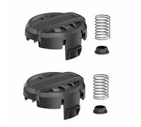 BE-TOOL Lot de 2 têtes de désherbage avec capuchons et ressorts compatibles avec débroussailleuse Dewalt DCST922P1, DCST922B, DCST972X1 DCST925