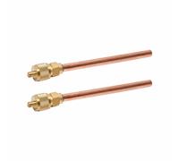 BE-TOOL Lot de 2 valves d'accès de service, clapet anti-retour de réfrigérateur pour système de charge de réfrigérant (version épaisse de 11,5 cm)