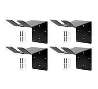 BE-TOOL Lot de 4 supports de rangement pour tarière électrique en métal robuste, support mural pour pêche sur glace, cric pour équipement de sport, câble, jardin