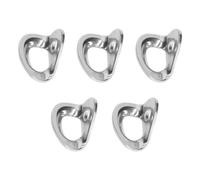 BE-TOOL Lot de 5 crochets d'escalade M10 robustes en acier inoxydable pour extérieur, randonnée, camping, escalade