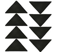 BE-TOOL Lot de 8 bandes antidérapantes réutilisables en PVC pour coins de tapis pour sols en bois, carrelage et sols en béton