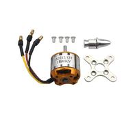 BE-TOOL Moteur sans balais 1200 KV, kit d'accessoires RC 11,1 V en métal, moteur sans balais avec croix et vis pour avions télécommandés, planeurs, quadricoptères, hélicoptères, multicoptères