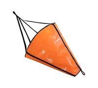 BE-TOOL Orange M Sea Anchor Drift Chaussettes de pêche gonflables pour kayak, ponton, voile gonflable