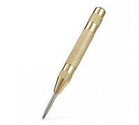 BE-TOOL Pointeau de centrage automatique en acier inoxydable avec course réglable, détermine la position de perçage pour l'acier, le bois, le plastique