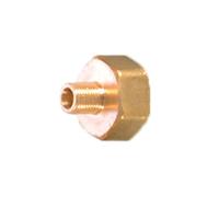 BE-TOOL Raccord de tuyau fileté en laiton F1/2 à M1/4 - Raccord de tuyau fileté en laiton de qualité supérieure pour la conversion de tuyau de transport de gaz