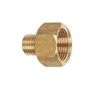 BE-TOOL Raccord en laiton à visser pour tuyau de nettoyeur haute pression (22 mm femelle vers 14 mm mâle- plat)