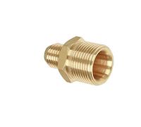 BE-TOOL Raccord en laiton à visser pour tuyau de nettoyeur haute pression (22 mm mâle vers 14 mm mâle)