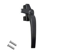 BE-TOOL Serrure de poignée de fenêtre en alliage d'aluminium avec 2 vis pour droitiers et gauchers, leviers de porte pour interrupteur de fenêtre, interrupteur de porte de sécurité à double vitrage