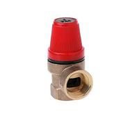 BE-TOOL Soupapes de décharge 1,27 cm femelle Réducteur de pression Valve de sécurité en laiton pour eau/huile/gaz (5 bar)
