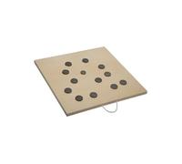 Jeu de Palets en Bois 70x70cm Beige