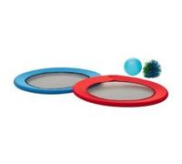 Jeu de raquettes - - Lot de 2 Raquettes Balles 30cm Rouge & Bleu