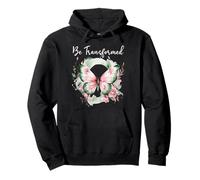 Be Transformed Butterfly Christian Bible Verse Romans 12:2 Sweat à Capuche