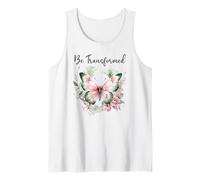 Be Transformed Romans 12:2 Butterfly Christian Bible Verse Débardeur