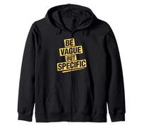 Be Vague But Specific Funny Ironic Sarcasm Humour Adulte Sweat à Capuche