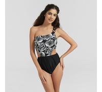 Be You Bandeau Swimsuit Shell Mono 22 (4XL) Female