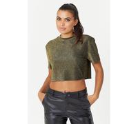 Be You Crop Top Paillettes dorées 24 (5XL) Female