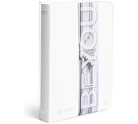 BE YOU - Extra White, Agenda scolaire 2025-2026, Format Easy 12 Mois 12,5 x 16,5 cm, Septembre 2025 - Août 2026, Agenda scolaire avec autocollant et pages de croquis avec couverture transparente
