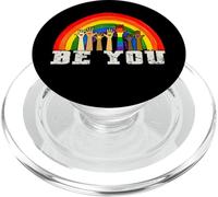 Be You Gay Pride LGBT Ally Rainbow Vintage Pride LGBTQ PopSockets PopGrip pour MagSafe