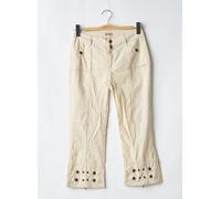 be you k pantalons femme de couleur beige 34