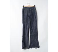 be you k pantalons femme de couleur bleu 34