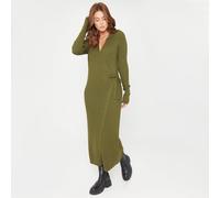 Be You Knitted Jumper Dress Kaki 16 (XL) Female